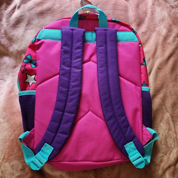 Girls Jojo Siwa Rainbow Sequined Full Size Backpack & Lunchbox Bag Set NWT - Picture 16 of 16